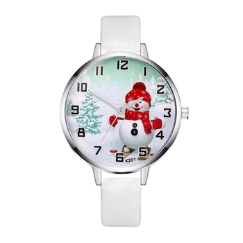 Women Christmas Snowman Illustration Watches Casual Watches with Round Dial Faux Leather Strap LL@17
Women Christmas Snowman Illustration Watches Casual Watches with Round Dial Faux Leather Strap LL@17