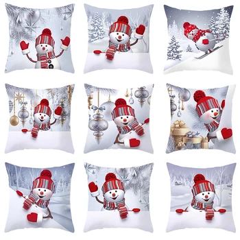 1Pc White Christmas Style Cartoon Cushion Cover Santa Claus Snowman Sofa Seat Covers Car Merry Christmas Home Decor Pillowcase 
1Pc White Christmas Style Cartoon Cushion Cover Santa Claus Snowman Sofa Seat Covers Car Merry Christmas Home Decor Pillowcase