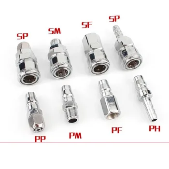 C Type Pneumatic Fitting Quick Connector High Pressure Coupling PF+SF40 PP+SP40 PM+SM40 PH+SH40 Work on Air Compressor Airtac
C Type Pneumatic Fitting Quick Connector High Pressure Coupling PF+SF40 PP+SP40 PM+SM40 PH+SH40 Work on Air Compressor Airtac
