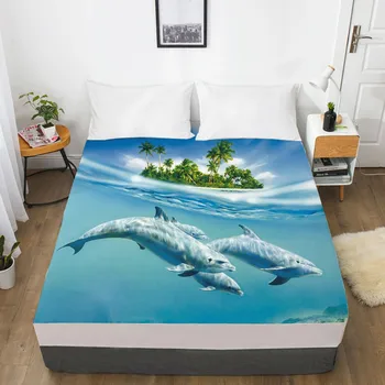 3D Fitted Sheet Bed Mattress Fitted Cover Custom Design Bed Linens Sheets Bedsheet 200x220cm Animal Sea Dolphin Printed Bedding
3D Fitted Sheet Bed Mattress Fitted Cover Custom Design Bed Linens Sheets Bedsheet 200x220cm Animal Sea Dolphin Printed Bedding