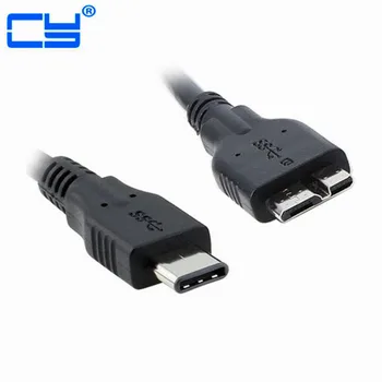 USB-C USB 3.1 Type C Male Connector to Micro B USB 3.0 Male Data Cable 1m 100cm 3ft 1meter for Macbook & Laptop Black
USB-C USB 3.1 Type C Male Connector to Micro B USB 3.0 Male Data Cable 1m 100cm 3ft 1meter for Macbook & Laptop Black