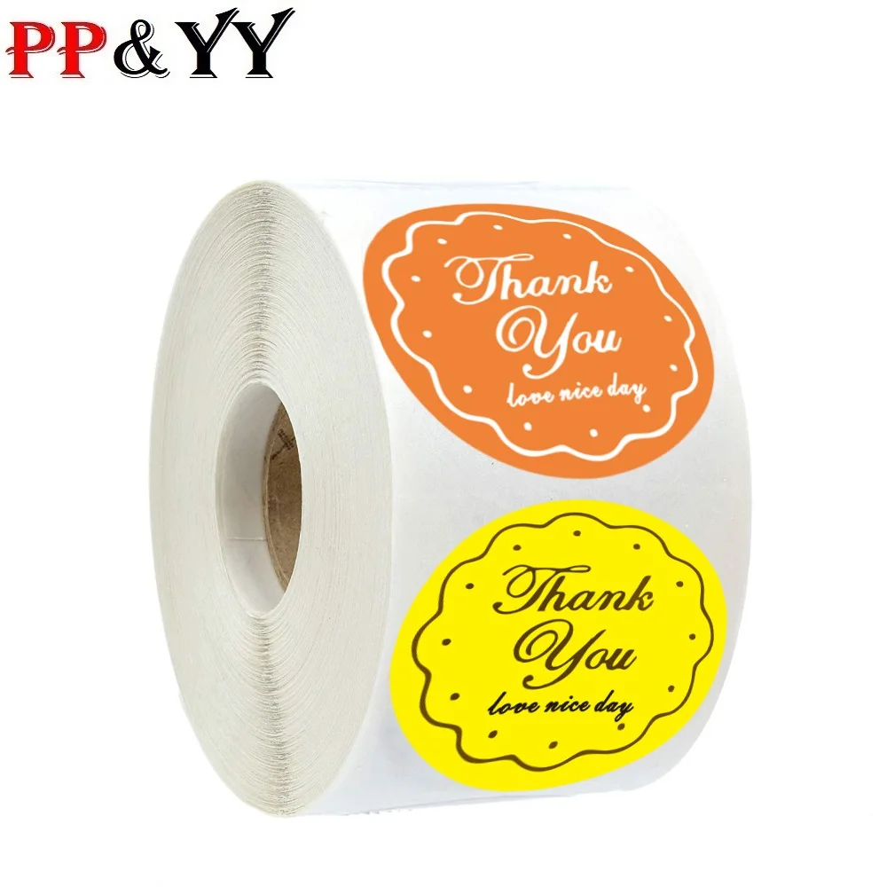 100-500pcs Orange yellow cute flower thank you series round sticker seal multifunctional DIY decoration gift packaging label
100-500pcs Orange yellow cute flower thank you series round sticker seal multifunctional DIY decoration gift packaging label