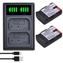2Pcs DMW-BLF19 DMW BLF19 BLF19E Battery+ LED Dual Charger with USB and Type-c Port for Panasonic Lumix GH3 GH4 GH5
2Pcs DMW-BLF19 DMW BLF19 BLF19E Battery+ LED Dual Charger with USB and Type-c Port for Panasonic Lumix GH3 GH4 GH5