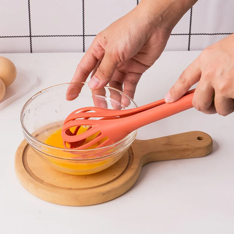 Creative Multifunctional Nylon Whisk, Dual-purpose Food Tongs, Manual Mixer, Baking Tools, Kitchen Accessories And Practical
Creative Multifunctional Nylon Whisk, Dual-purpose Food Tongs, Manual Mixer, Baking Tools, Kitchen Accessories And Practical