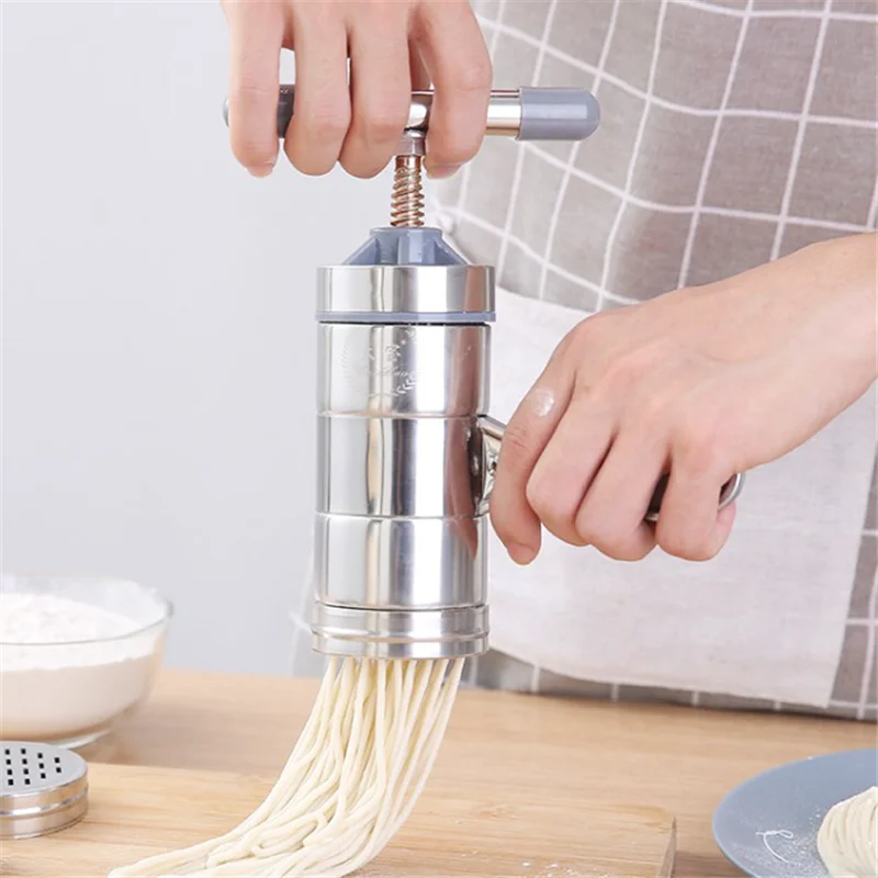Manual Noodle Maker Press Pasta Machine Stainless Steel Fruits Juicer Cookware Making Spaghetti Kitchenware
Manual Noodle Maker Press Pasta Machine Stainless Steel Fruits Juicer Cookware Making Spaghetti Kitchenware