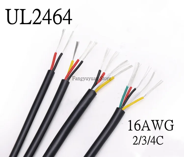 1M Sheathed Wire Cable 16AWG Channl Audio Line 2 3 4 5 6 7 8 9 10 Cores Insulated Soft Copper Cable Signal Control Wire UL2464
1M Sheathed Wire Cable 16AWG Channl Audio Line 2 3 4 5 6 7 8 9 10 Cores Insulated Soft Copper Cable Signal Control Wire UL2464