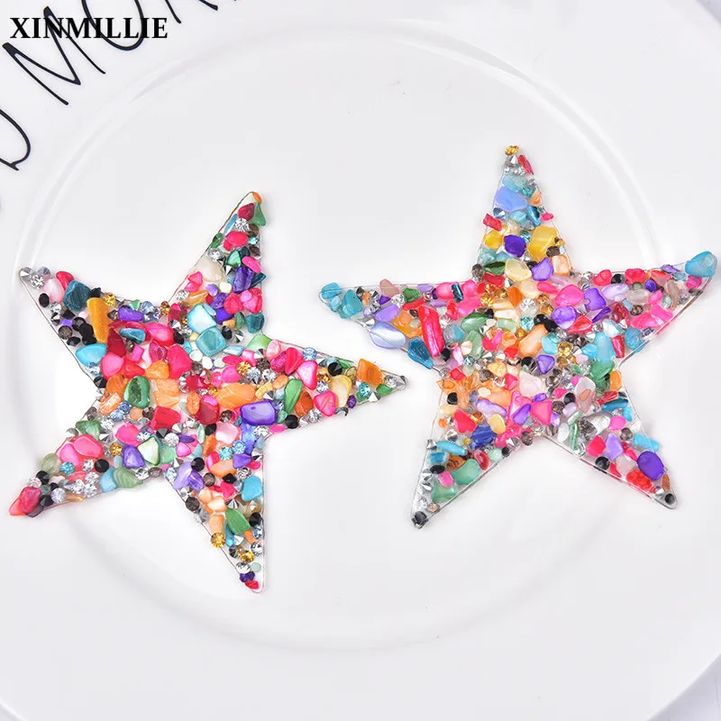 10pcs/Lot Hotfix Resin Rhinestone Motif Mix Color Stone Stars Applique Transfer Patches Diy Agrment/Shoes/Bags Craft Accessories
10pcs/Lot Hotfix Resin Rhinestone Motif Mix Color Stone Stars Applique Transfer Patches Diy Agrment/Shoes/Bags Craft Accessories