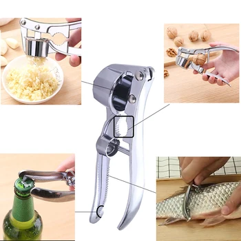 Multifunctional Handheld Garlic Press 304 Stainless-Steel Garlic Presses Vegetable Tool Ginger Garlic Kitchen Squeezer Fruit
Multifunctional Handheld Garlic Press 304 Stainless-Steel Garlic Presses Vegetable Tool Ginger Garlic Kitchen Squeezer Fruit