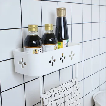 Kitchen Punch-free Storage Shelf Plastic Storage Shelf Multi-function Suction Cup Concise Hollow-out Storage Shelf For Bathroom
Kitchen Punch-free Storage Shelf Plastic Storage Shelf Multi-function Suction Cup Concise Hollow-out Storage Shelf For Bathroom