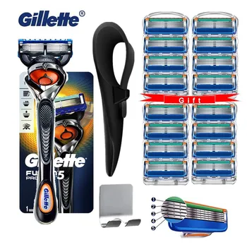 Gillette Fusion 5 Proglide Men Manual Shaver Razors Machine for Shaving Blades 5 Layer Cassettes With Rubber Sleeve and Hook
Gillette Fusion 5 Proglide Men Manual Shaver Razors Machine for Shaving Blades 5 Layer Cassettes With Rubber Sleeve and Hook