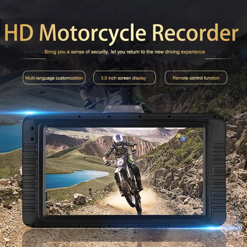 Motorcycle DVR SE100 3.0" Motorcycle Camera 1080P HD Dual Lens Front Rear Driving Recorder Motorbike Night Vision Dashcam Camera
Motorcycle DVR SE100 3.0" Motorcycle Camera 1080P HD Dual Lens Front Rear Driving Recorder Motorbike Night Vision Dashcam Camera