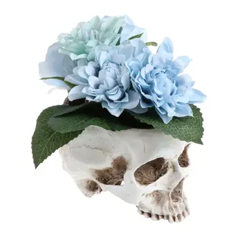 Human Skull Head Design Flower Pot Planter Container Craft ornaments Home Decor D08F
Human Skull Head Design Flower Pot Planter Container Craft ornaments Home Decor D08F