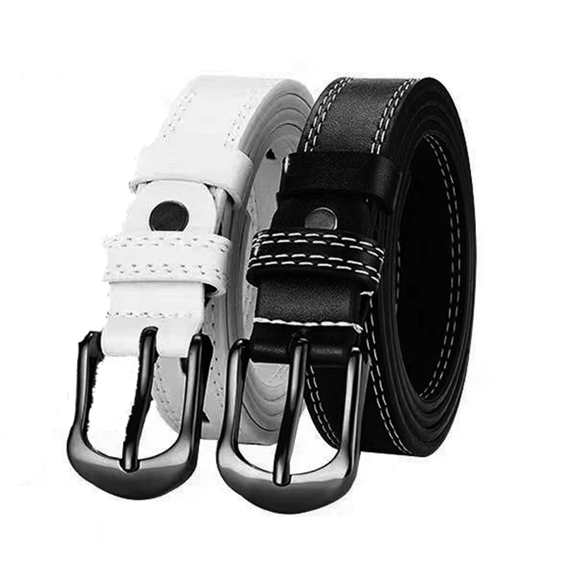 Women's Hollow Out Leather Pin Buckle Style Double Line Designer Belts Top Quality Newest Luxury Female Wristband ceinture femme
Women's Hollow Out Leather Pin Buckle Style Double Line Designer Belts Top Quality Newest Luxury Female Wristband ceinture femme