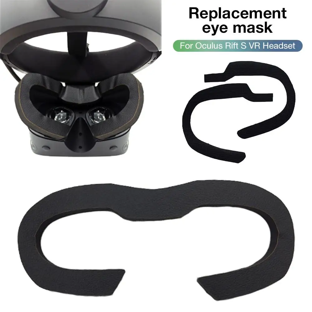 Replacement Eye Mask Foam Pad Comfortable Leather Sponge Sweatproof Eye Mask for Oculus Rift S VR Headset
Replacement Eye Mask Foam Pad Comfortable Leather Sponge Sweatproof Eye Mask for Oculus Rift S VR Headset