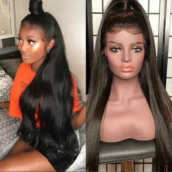 Cheap Lace Front Human Hair Wigs Peruvian Straight 360 Lace Frontal Wig With Baby Hair Lace Wig Preplucked For Black Women Lwigs 
Cheap Lace Front Human Hair Wigs Peruvian Straight 360 Lace Frontal Wig With Baby Hair Lace Wig Preplucked For Black Women Lwigs