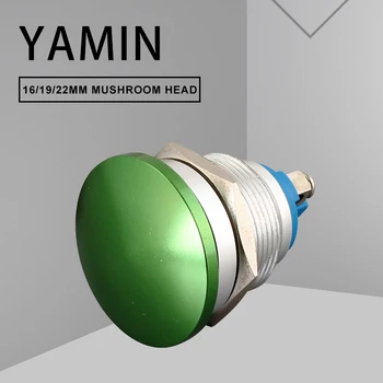 16/19/22mm DIY Mushroom Head Red Green Normally Open Reset Momentary Industrial Equipment Power Supply Metal Push Button Switch
16/19/22mm DIY Mushroom Head Red Green Normally Open Reset Momentary Industrial Equipment Power Supply Metal Push Button Switch