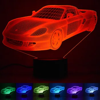 7color Fast Speed Sports Car 3D Night Light Car Lamp USB 7 Colors Changing Touch Switch LED Bedroom Lamp Party Decor Lamp Kid
7color Fast Speed Sports Car 3D Night Light Car Lamp USB 7 Colors Changing Touch Switch LED Bedroom Lamp Party Decor Lamp Kid