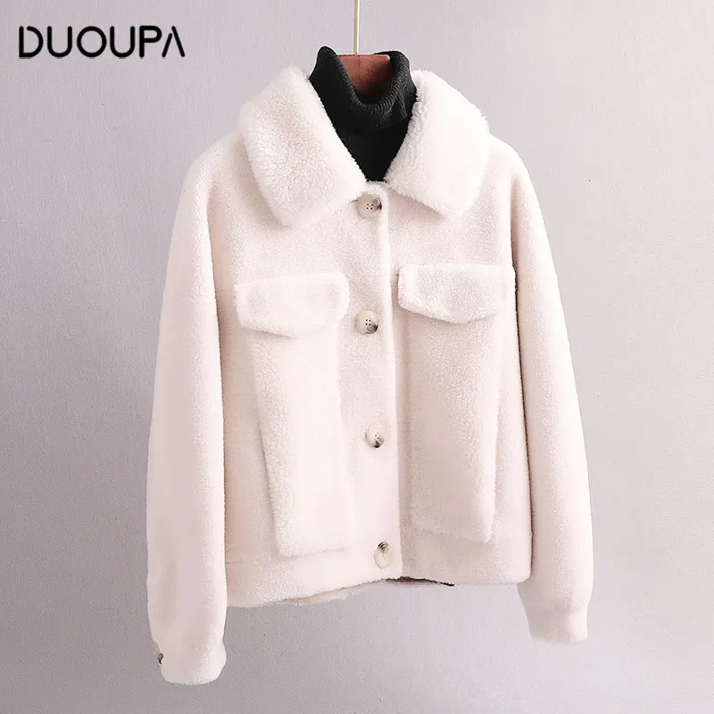 2019 Autumn and Winter New Fashion Coat Full Wool Grain Cashmere Sheep Shearling Jacket Women Short Coat Casual Composite Fur
2019 Autumn and Winter New Fashion Coat Full Wool Grain Cashmere Sheep Shearling Jacket Women Short Coat Casual Composite Fur
