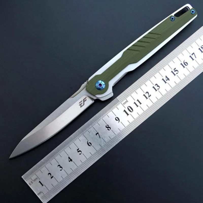 New Listing EF942 folding knife D2 steel G10 sharp survival portable hunting camping folding knife tactical EDC outdoor tool
New Listing EF942 folding knife D2 steel G10 sharp survival portable hunting camping folding knife tactical EDC outdoor tool