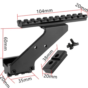 Tactical Weaver Picatinny Top & Bottom Rail Pistol Handgun Scope Mount Fits Glock Pistols Front Red Dot Laser Sight
Tactical Weaver Picatinny Top & Bottom Rail Pistol Handgun Scope Mount Fits Glock Pistols Front Red Dot Laser Sight
