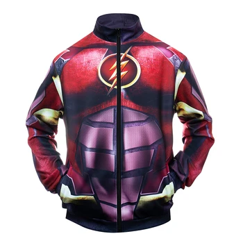 DC Superhero The Flash Cosplay 3D Printed Costume Premium Zipper Jacket Coat Sweatshirt Tracksuit Fitness Gym Tops
DC Superhero The Flash Cosplay 3D Printed Costume Premium Zipper Jacket Coat Sweatshirt Tracksuit Fitness Gym Tops