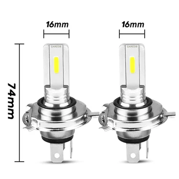 2pcs 6500K Xenon White H4 LED Fog Lamp Headlight Bulb High Power 6500k 100W Double Sided Car Parts Good Heat Dissipation Effect
2pcs 6500K Xenon White H4 LED Fog Lamp Headlight Bulb High Power 6500k 100W Double Sided Car Parts Good Heat Dissipation Effect