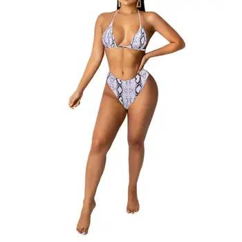 Leopard Print Women Swimwear Lace Up Halter Beachwear Bandage Bikini Set Push-up Padded Bra Backless Bathing Suit
Leopard Print Women Swimwear Lace Up Halter Beachwear Bandage Bikini Set Push-up Padded Bra Backless Bathing Suit
