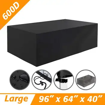 242x162x100cm Outdoor Patio Garden Furniture Set Protector Table Cover Cloth Waterproof Camping Tablecloth Tapete
242x162x100cm Outdoor Patio Garden Furniture Set Protector Table Cover Cloth Waterproof Camping Tablecloth Tapete