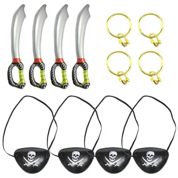 1 Set Of 12PCS Halloween Pirate Performance Kit Child Cosplay Props Pirate Cap Eye Patch Hook Kit For Party Supplies
1 Set Of 12PCS Halloween Pirate Performance Kit Child Cosplay Props Pirate Cap Eye Patch Hook Kit For Party Supplies