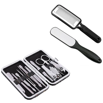 2 PCS Pedicure Rasp Foot File Callus Remover & 1set 12 in 1 Stainless Steel Nail Clipper Set Pedicure Manicure Tools Set
2 PCS Pedicure Rasp Foot File Callus Remover & 1set 12 in 1 Stainless Steel Nail Clipper Set Pedicure Manicure Tools Set