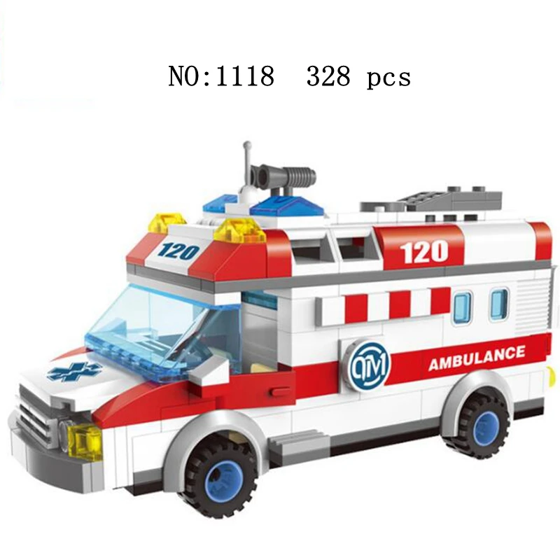DIY 328 pcs urban architecture series simulation ambulance small particles building blocks children's educational toy gifts 1118
DIY 328 pcs urban architecture series simulation ambulance small particles building blocks children's educational toy gifts 1118
