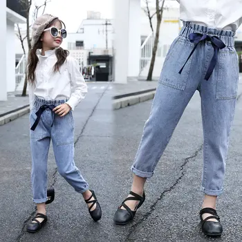 2020 Spring Jeans Girl Solid Jeans For Girls Fashion Bow Girls Jeans Autumn Casual Pants Teenage Girls Clothes School 6 8 10 12Y
2020 Spring Jeans Girl Solid Jeans For Girls Fashion Bow Girls Jeans Autumn Casual Pants Teenage Girls Clothes School 6 8 10 12Y