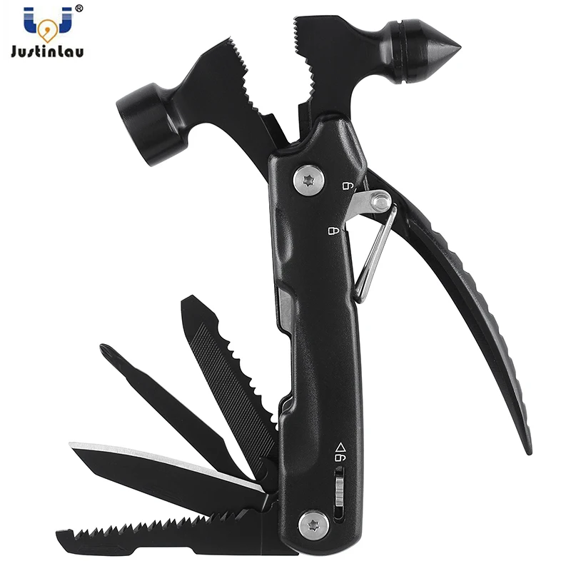JUSTINLAU Multifunctional Hammer Portable Vehicle Tool Multifunctional Lifesaving Hammer Camping Tool Hammer Safety Hammer
JUSTINLAU Multifunctional Hammer Portable Vehicle Tool Multifunctional Lifesaving Hammer Camping Tool Hammer Safety Hammer