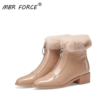 MBR FORCE 2020New high quality leather square high heels plush decoration front zipper 3.5 cm fashionable high heel women boots
MBR FORCE 2020New high quality leather square high heels plush decoration front zipper 3.5 cm fashionable high heel women boots
