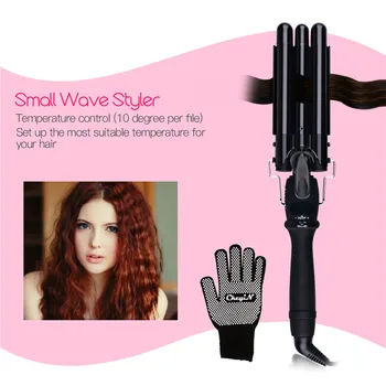 Curling Iron Wand with 3 Barrels Fast Heating Hair Curler Hair Styling Tool with LCD Display 19mm Hair Tools for All Hair 30
Curling Iron Wand with 3 Barrels Fast Heating Hair Curler Hair Styling Tool with LCD Display 19mm Hair Tools for All Hair 30