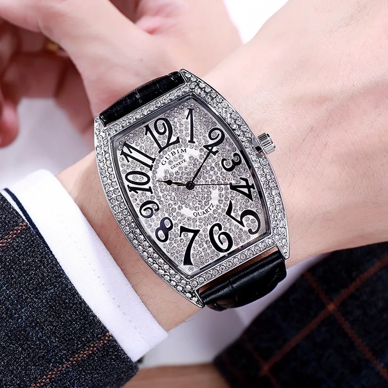 2019 New Hot Selling Couple Watch Wine Barrel Shape FM Full Star Watch Full Diamond Waterproof Quartz Watch
2019 New Hot Selling Couple Watch Wine Barrel Shape FM Full Star Watch Full Diamond Waterproof Quartz Watch