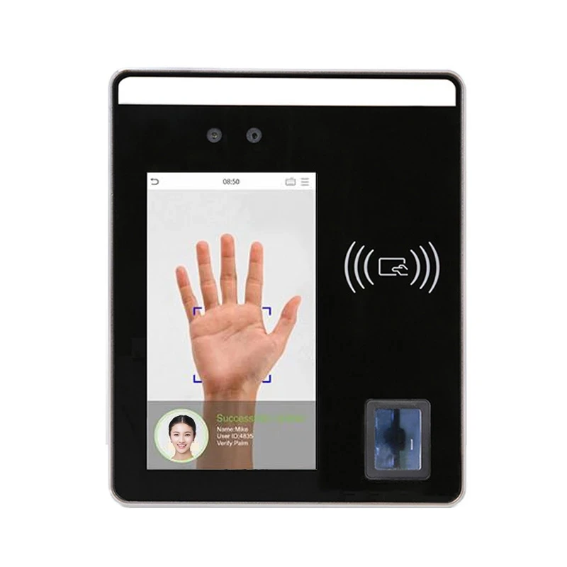 

ZK Xface500-P Face Facial Palm Recognition Intelligent Biometric Fingerprint RFID Time Attendance Access Control System