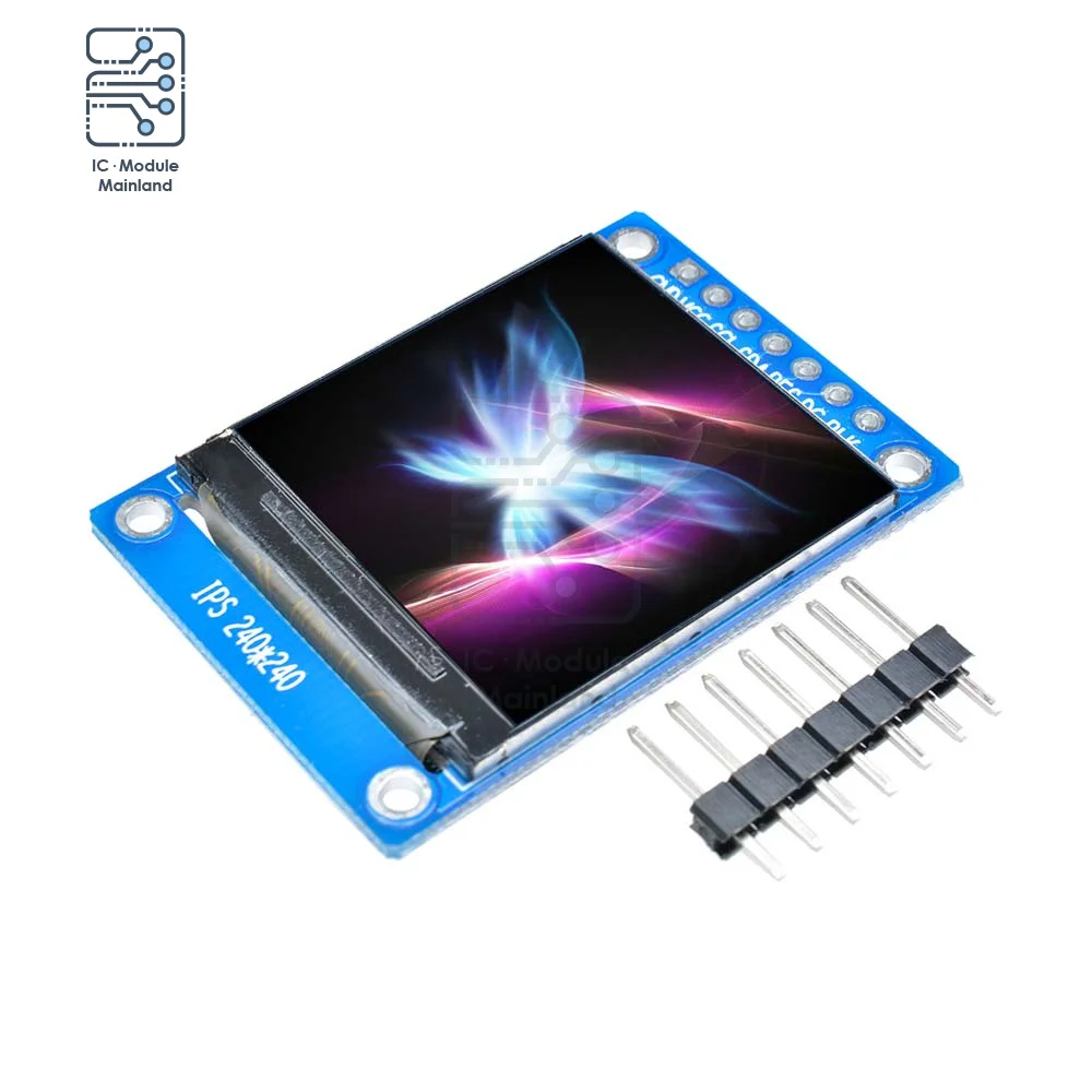 

1.3 Inch TFT LCD Display Screen Module Full Color HD TFT ST7789 Drive 240*240 SPI Interface For Arduino For Raspberry Pi