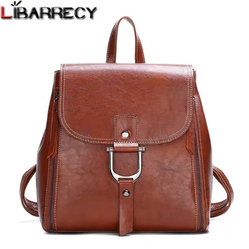 2020 New Women Vintage Backpack Oil Wax Pu Leather Belt Buckle Multi-Function Backpack for School Teenagers Girls Shoulder Bag
2020 New Women Vintage Backpack Oil Wax Pu Leather Belt Buckle Multi-Function Backpack for School Teenagers Girls Shoulder Bag