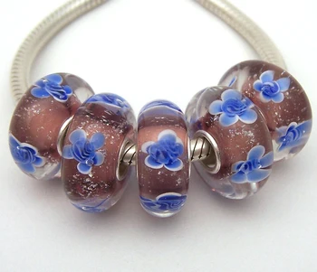 JGWG1960 5X 100% Authenticity S925 Sterling Silver Beads Murano Glass beads Fit European Charms Bracelet diy jewelry Lampwork
JGWG1960 5X 100% Authenticity S925 Sterling Silver Beads Murano Glass beads Fit European Charms Bracelet diy jewelry Lampwork