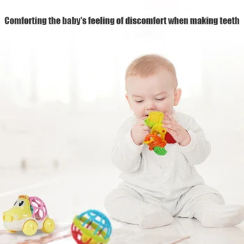 Children Kids Teether Rattle Set Early Educational Toy Safe Cute Cartoon Gift S7JN 
Children Kids Teether Rattle Set Early Educational Toy Safe Cute Cartoon Gift S7JN