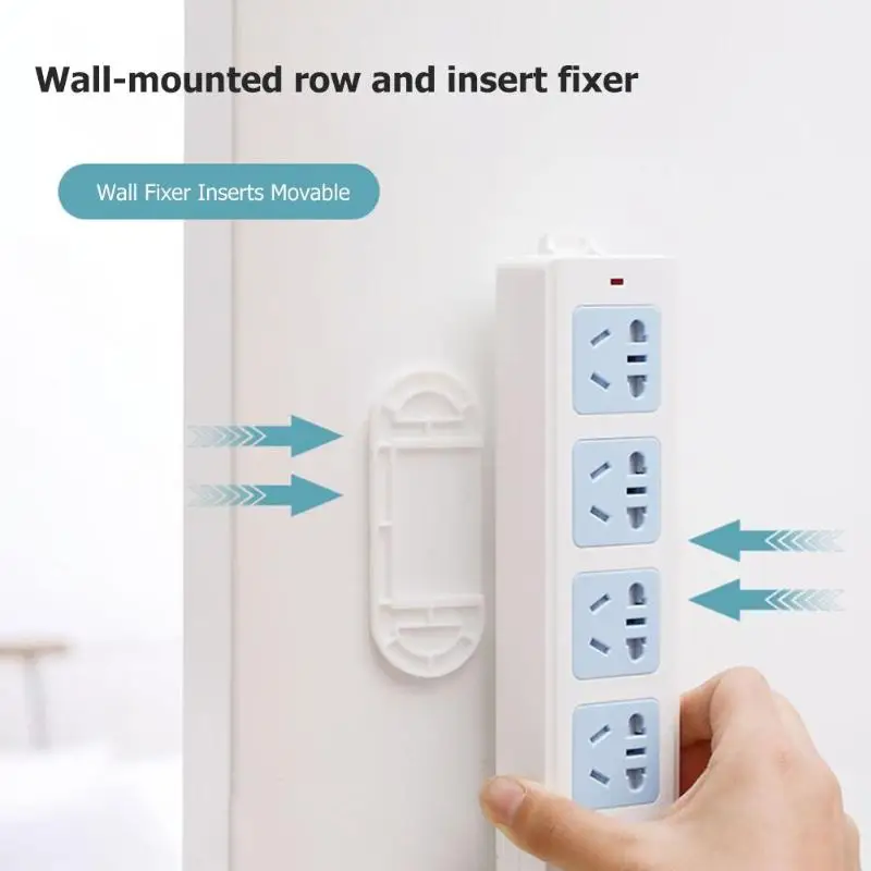 Self-adhesive Socket Fixer Wall Mounted Remote Control Router Sticker Cable Wire Organizer Home Holder Storage Supplies
Self-adhesive Socket Fixer Wall Mounted Remote Control Router Sticker Cable Wire Organizer Home Holder Storage Supplies