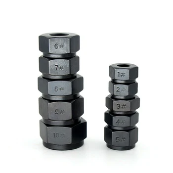 10pcs Bolt Nut Extractor Remover Kit Damaged Stripped Socket Wrench Set Toughness Aluminum Alloy Material
10pcs Bolt Nut Extractor Remover Kit Damaged Stripped Socket Wrench Set Toughness Aluminum Alloy Material