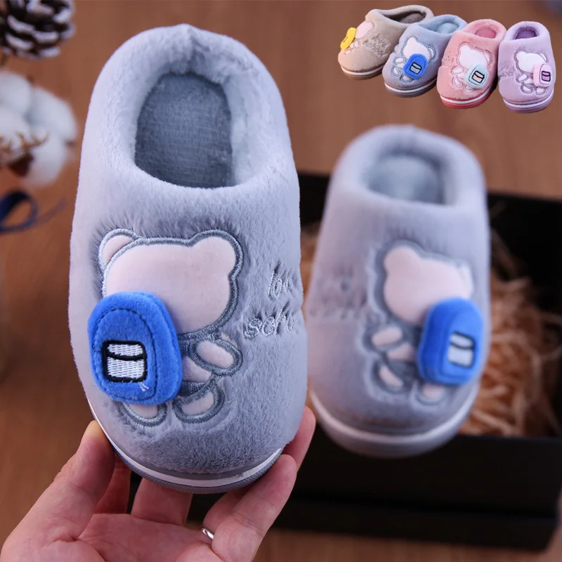 Plush slippers unisex child winter wear resitant indoor shoes for boys Newborn slippers 2020 new
Plush slippers unisex child winter wear resitant indoor shoes for boys Newborn slippers 2020 new