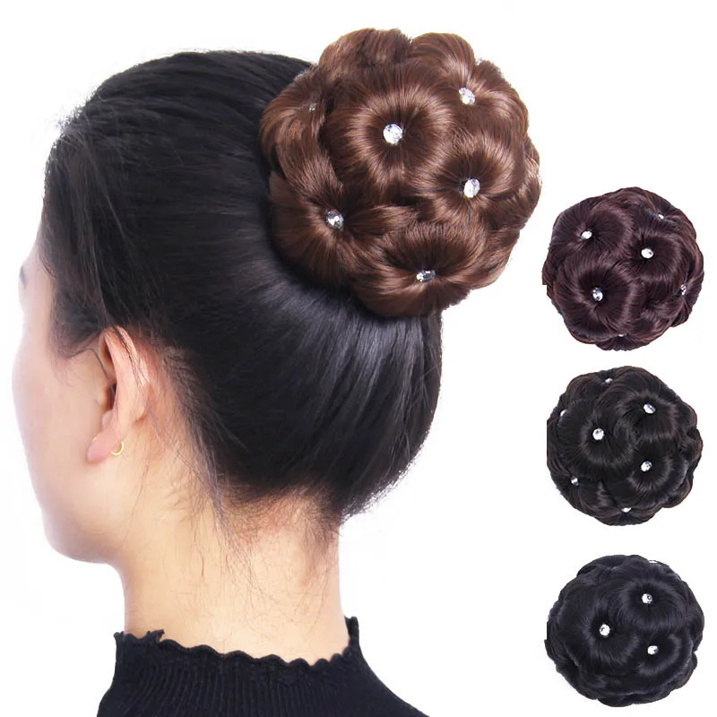 Fake Hair Bun Extensions Clip In Curly Chignons Synthetic Fiber Hairstyling Wig Hairpiece for Women JS11
Fake Hair Bun Extensions Clip In Curly Chignons Synthetic Fiber Hairstyling Wig Hairpiece for Women JS11