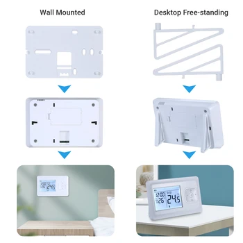 Digital Heating Thermostat Programmable Wall-mounted Furnace Wifi Thermostat Programming Water Heating Temperature Controller
Digital Heating Thermostat Programmable Wall-mounted Furnace Wifi Thermostat Programming Water Heating Temperature Controller