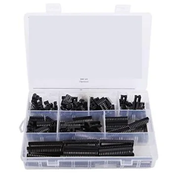 150Pcs 2.54mm Pitch DIP IC Socket Adapter Classification Kit 6, 8, 14, 16, 18, 24, 28, 40 Pin
150Pcs 2.54mm Pitch DIP IC Socket Adapter Classification Kit 6, 8, 14, 16, 18, 24, 28, 40 Pin