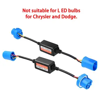 1 Pair 9004 9007 LED Headlight Canbus Error Free Decoder Anti Hyper Blink Flash DC 12V LED Canbus Decoder