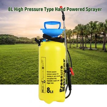 8L Hand Powered Sprayer Watering Spraying Sprinkling Can Atomizer with Pressure Relief Valve Long Wand Tube for Home Gardening 
8L Hand Powered Sprayer Watering Spraying Sprinkling Can Atomizer with Pressure Relief Valve Long Wand Tube for Home Gardening