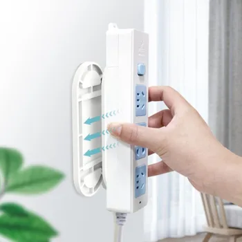 Useful Home Self Adhesive Wall Mount Power Strip Fixator Punch-Free Seamless Power Strip Holder Stand Home Office Storage 4
Useful Home Self Adhesive Wall Mount Power Strip Fixator Punch-Free Seamless Power Strip Holder Stand Home Office Storage 4